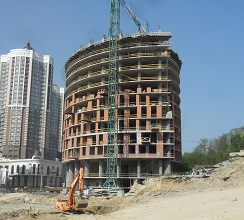 ХІД РОБІТ ЗІ ЗВЕДЕННЯ ЖК «MIRAX»