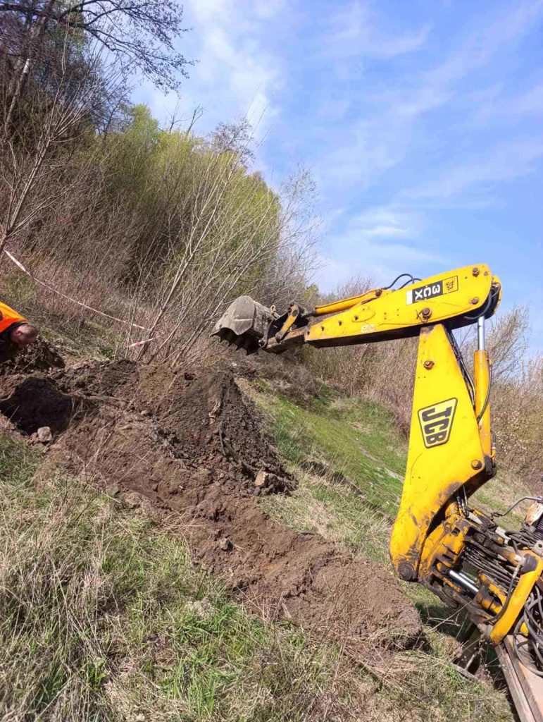 У СОЛОМ'ЯНСЬКОМУ РАЙОНІ ТРИВАЄ ПРОКЛАДАННЯ ЗОВНІШНІХ ЕЛЕКТРОМЕРЕЖ ДЛЯ ЖК МЕДОВИЙ ТА МЕДОВИЙ-2